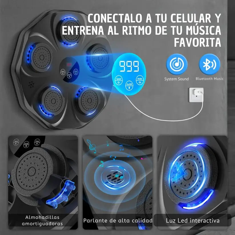 BoxBeat | Tablerode boxeo musical 6 Golpes!!- GRATIS guantes de box!!
