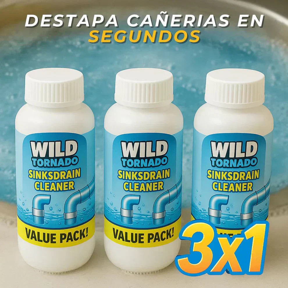 Destapa Cañería - Wild Tornado® Importado 🇺🇸