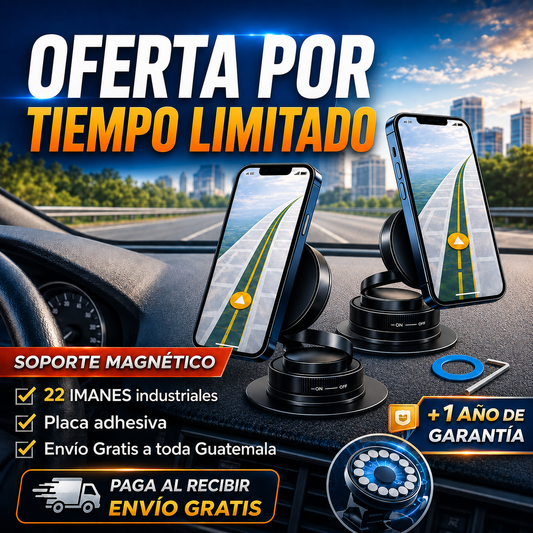 Soporte Magnético de Fuerte Agarre - Oferta por tiempo limitado