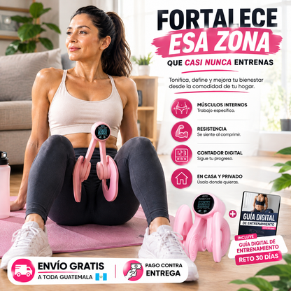 Ejercitador de Piso Pélvico Pro | + Guía de Rutina de 4 Semanas GRATIS