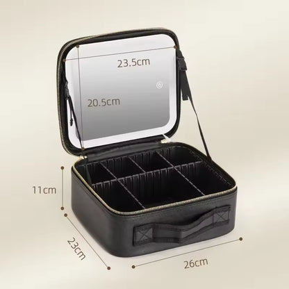 Cosmetiquera Profesional + Luz led 3 Tonos y Espejo 4K