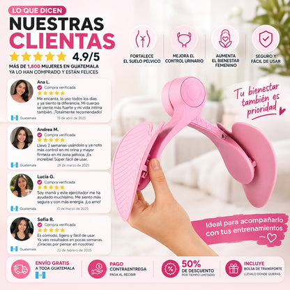 Ejercitador de Piso Pélvico Pro | + Guía de Rutina de 4 Semanas GRATIS