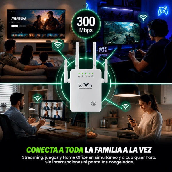 Wifi MAX™ | Repetidor de señal wifi con IA