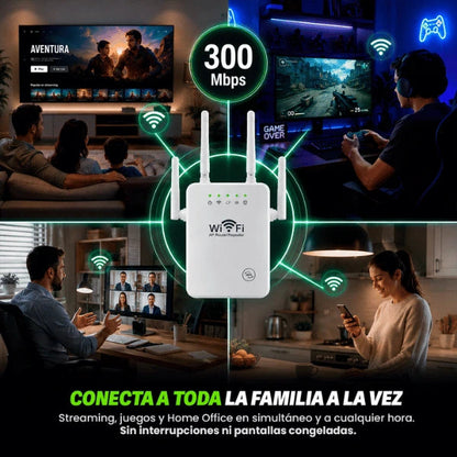 Wifi MAX™ | Repetidor de señal wifi con IA